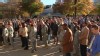 Video of the employees at the Pentagon taking a moment of silence in honor of the victims at Fort Hood.