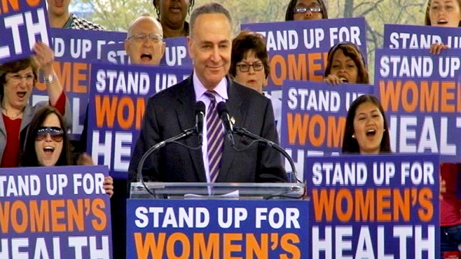 WATCH: Sen. Schumer Defends Planned Parenthood