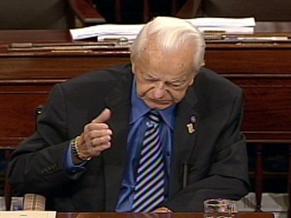 Video of Sen. Robert Byrd on the Senate floor denouncing the idea of sending more U.S. troops to Afghanistan.
