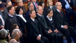 Video of Justice Alito shaking his head at Obama's remarks on campaign spending.