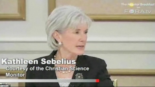 Video: Sec. Kathleen Sebelius talks about McDonalds story.