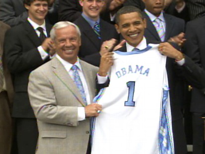 Video of Obama Thanking Tar Heels for Vindicating Him