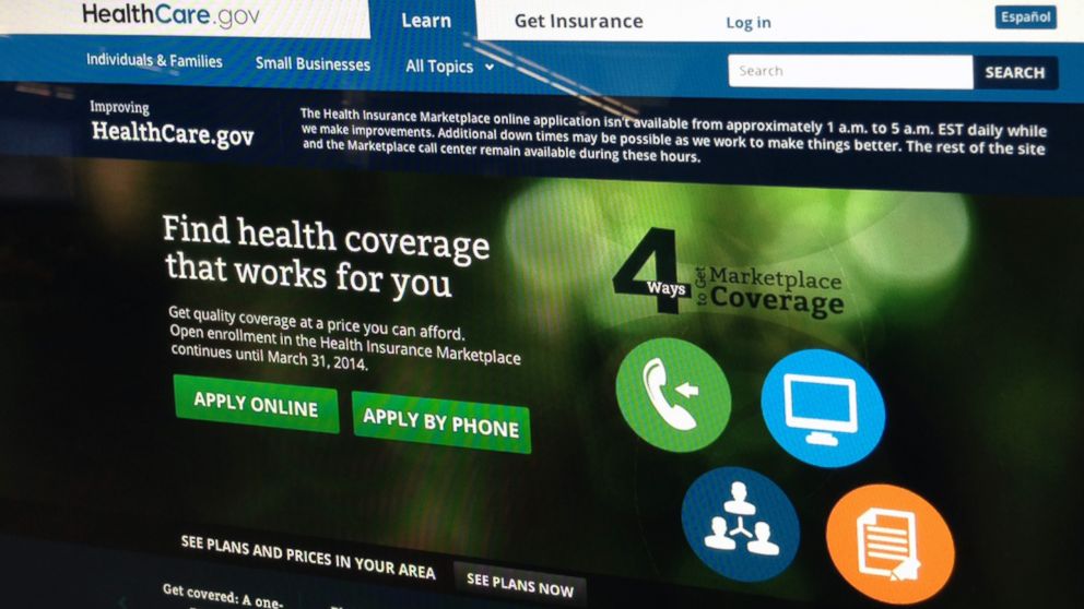 PHOTO: The healthcare.gov website is shown, Nov. 13, 2013.