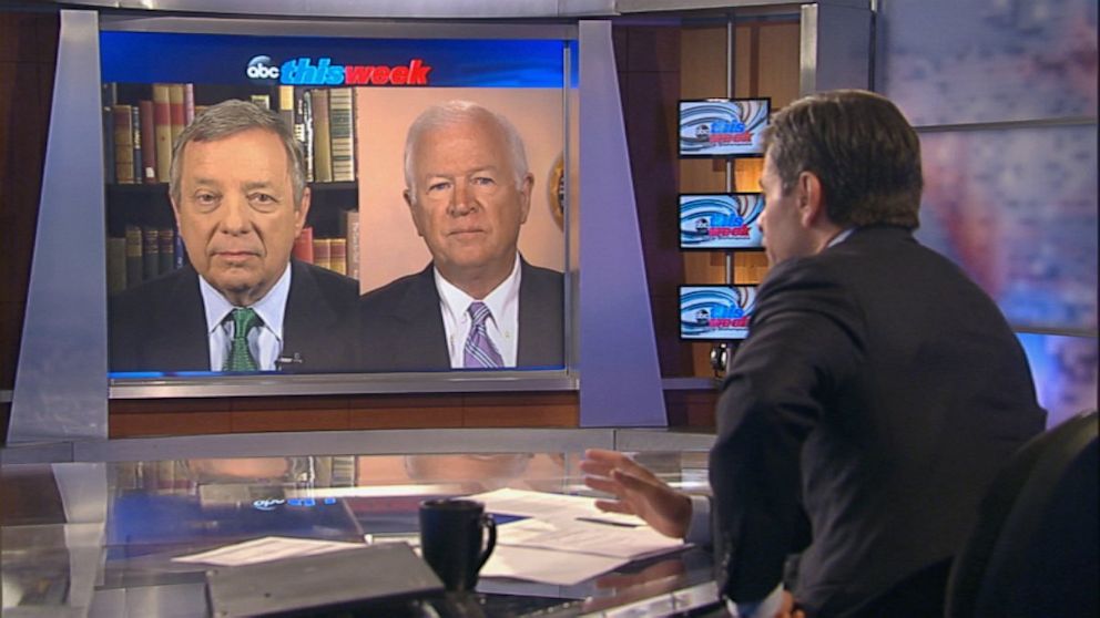 PHOTO: Dick Durban and Saxby Chambliss on This Week
