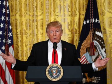 ANALYSIS: Trump revels in battle with press