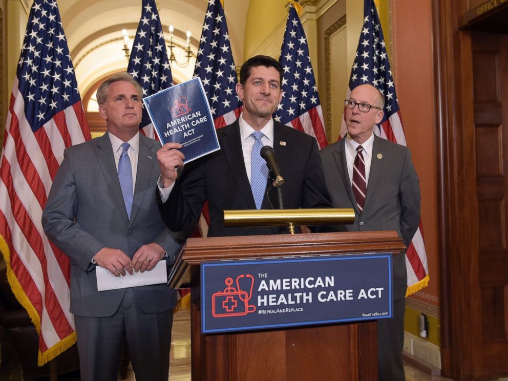 PHOTO: House Speaker Paul Ryan speaks during a news conference on the American Health Care Act on Capitol Hill in Washington, March 7, 2017.