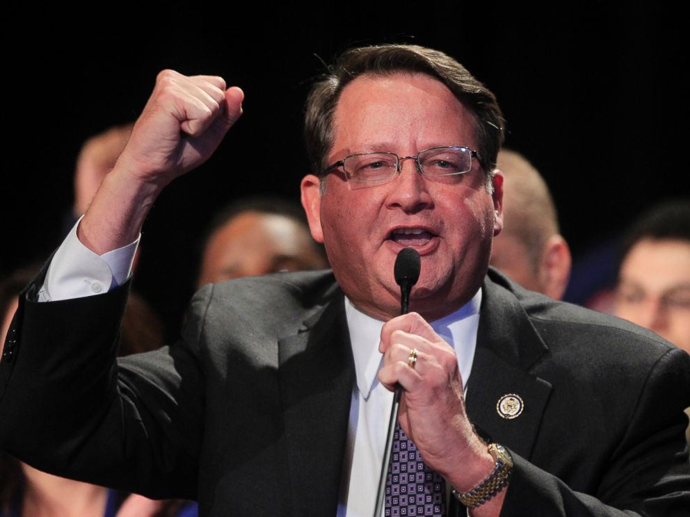 PHOTO: FILE - In this Nov. 6, 2012, file photo, Rep. Gary Peters, D-Mich., addresses supporters in Detroit.