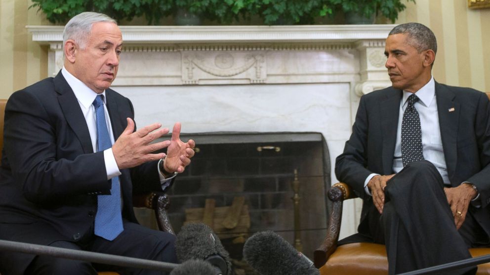 PHOTO: President Barack Obama meets with Israeli Prime Minister Benjamin Netanyahu in the Oval Office of the White House in Washington in this Oct. 1, 2014 file photo.