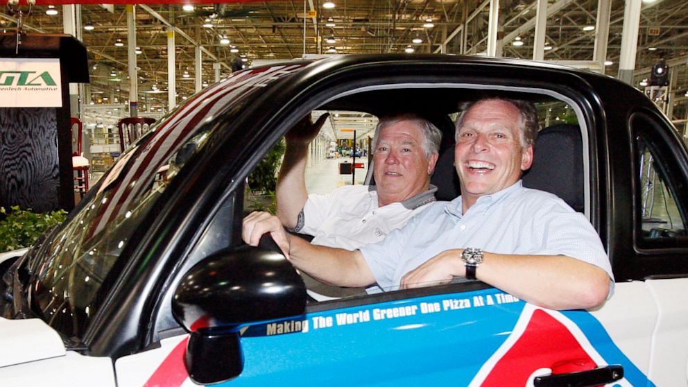 PHOTO: GreenTech Automotive chairman Terry McAuliffe