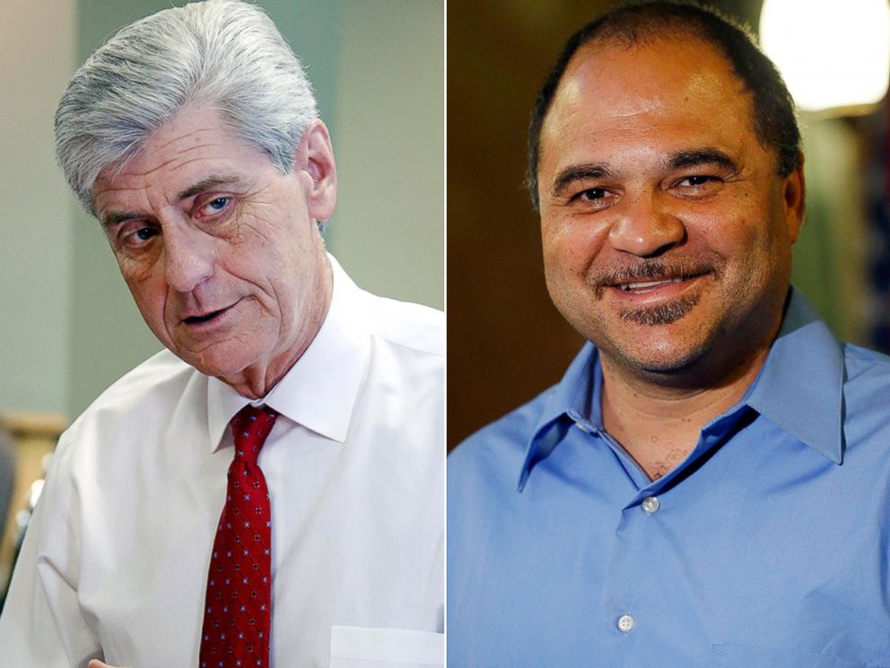 PHOTO: Phil Bryant, left, and Robert Gray.