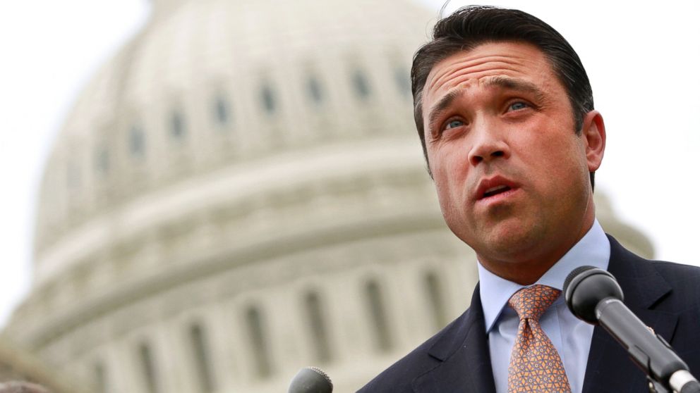 PHOTO: Rep. Michael Grimm, R-N.Y., speaks at a news conference on Capitol Hill in Washington, in this May 9, 2012 file photo.
