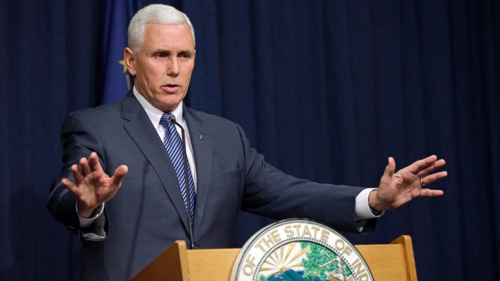 Indiana Gov. Mike Pence Says Controversial Religious Freedom Law.