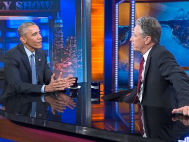 Obama Jokes About Trump in 'Daily Show' Appearance
