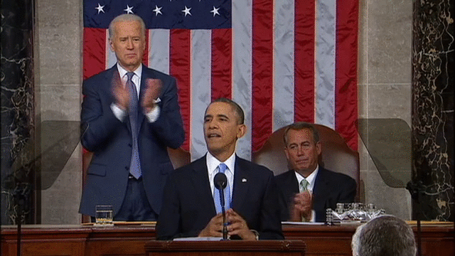 BIDEN STANDS BOEHNER SITS State of the Union 2014 in 6 GIFs