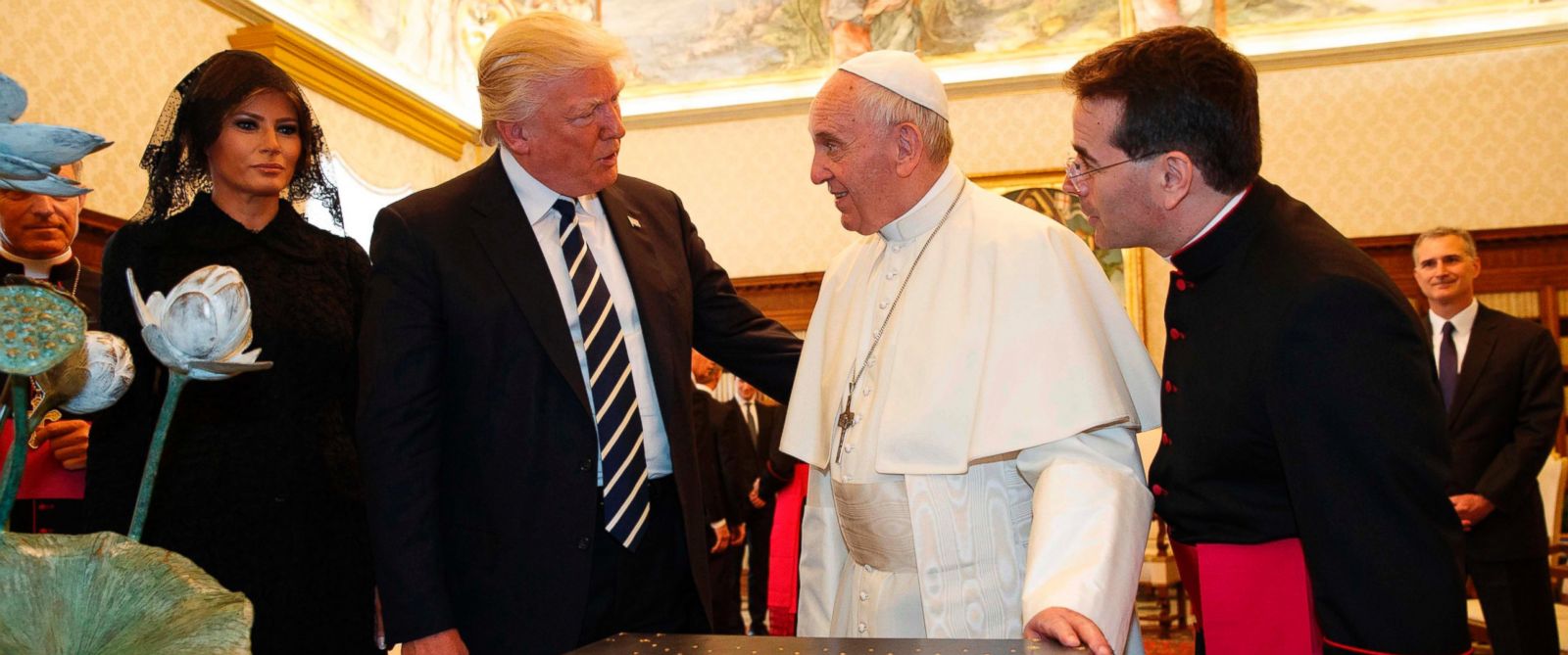 Gifts Trump And Pope Francis Exchanged, Including The Pope's Letter On 