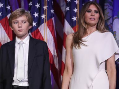 Melania and Barron Trump move to the White House