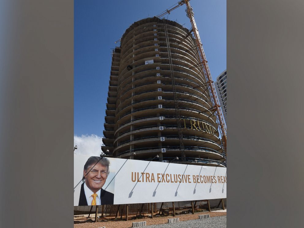 PHOTO: Trump Tower is pictured under construction in the exclusive Uruguayan resort of Punte del Este near Montevideo in Uruguay, Dec. 4, 2016.