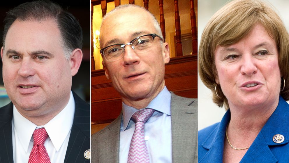 PHOTO: Republican former Rep. Frank Guinta (left), Republican Dan Innis (center) and Democrat Rep. Carol Shea-Porter (right) are running for for New Hampshires first congressional district, a seat that changed party hands in both 2010 and 2012.