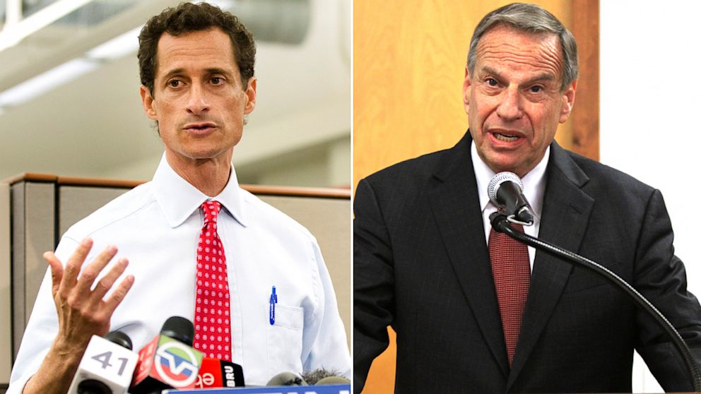 PHOTO: Anthony Weiner and Bob Filner