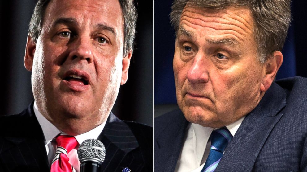 PHOTO: N.J. Gov. Chris Christie and the former chairman of The Port Authority of New York and New Jersey, David Samson.