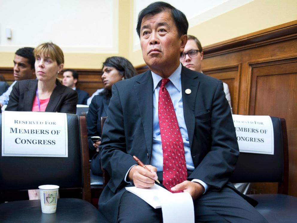 PHOTO: Former Rep. David Wu, D-Ore., attends a House Foreign Affairs Committee hearing in Rayburn Building on the Obama administrations response to Syrias alleged use of chemical weapons.
