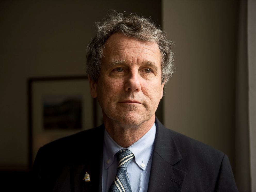 PHOTO: Ohio Senator Sherrod Brown poses for a portrait in his offices on Capitol Hill, Jan. 27, 2015, in Washington.