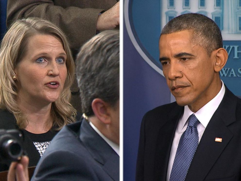 PHOTO: President Barack Obama speaks to reporters in the Brady Press Briefing Room of the White House in Washington, Friday, Dec. 19, 2014.