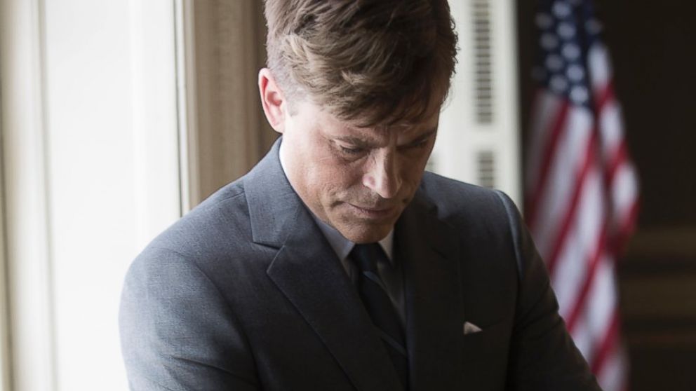 PHOTO: Rob Lowe as President John F. Kennedy on the set of National Geographic Channels "Killing Kennedy."