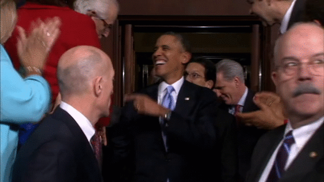 OBAMA FINGER POINT LIP BITE State of the Union 2014 in 6 GIFs
