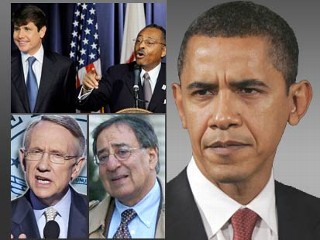 IMAGE: ROLAND BURRIS, APPOINTED BY GOVERNOR BLAGOJEVICH / MR. OBAMA WANTS LEON PANETTA