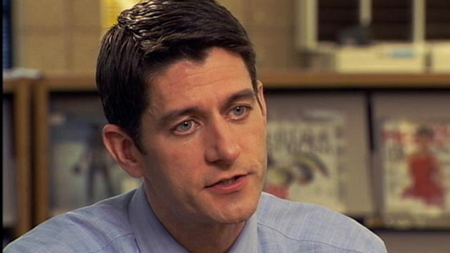 PHOTO: House Budget Committee Chairman Paul Ryan talks with ?This Week? anchor Christiane Amanpour.