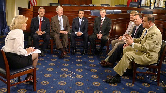 PHOTO: Tea Party Roundtable with Diane Sawyer