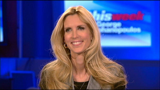 PHOTO: Conservative Commentator Ann Coulter on "This Week"