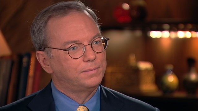 PHOTO:&nbsp;Google Chairman Eric Schmidt is interviewed on "This Week"