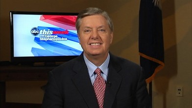PHOTO: Sen. Lindsey Graham (R - SC) on "This Week"