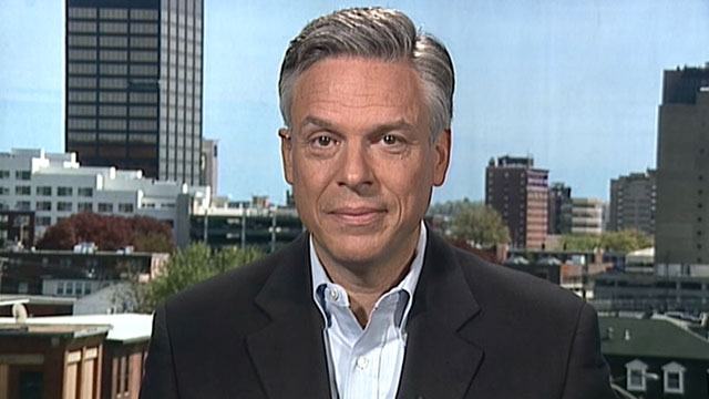 PHOTO: GOP presidential candidate Jon Huntsman is interviewed on "This Week."