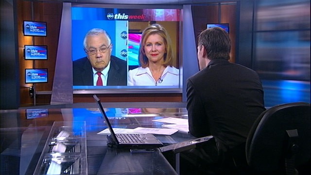PHOTO: Rep. Barney Frank (D-MA) and Rep. Marsha Blackburn (R-TN) on "This Week"