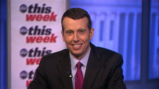 PHOTO: White House adviser David Plouffe appears on "This Week."