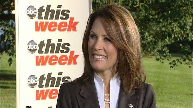 PHOTO: Rep. Michele Bachmann is interviewed on