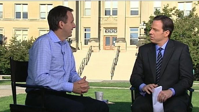PHOTO: Gov. Tim Pawlenty announces on ABCs "This Week" that he will discontinue his run for president.