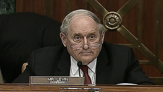 VIDEO: Sen Carl Levin curses while descriving an internal memo from Goldman Sachs.