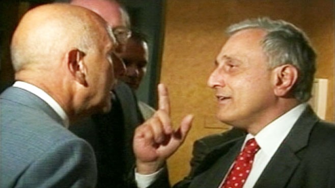 VIDEO: Carl Paladino accuses reporter of favoring his rival in the N.Y. governor race.