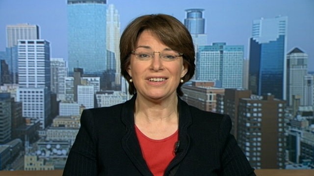 PHOTO: Senator Amy Klobuchar, (D) Minnesota, on This Week
