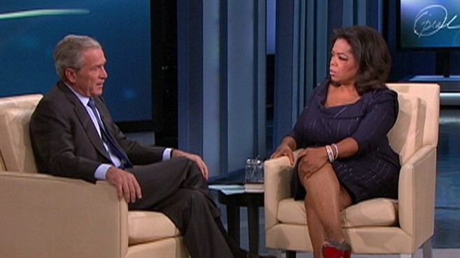 Video: Former President George Bush on Oprah.