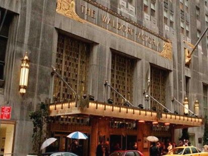 VIDEO: President Obama, like many other heads of state, picks the Waldorf Astoria when in New York.