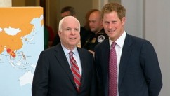 VIDEO: Prince Harry Visits Landmine Exhibit on Capitol Hill