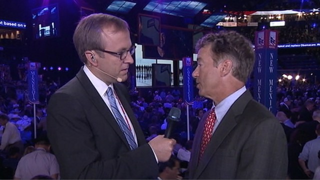 VIDEO: Popular Texas congressmans son on his RNC speech, delegate anger about convention rule change.