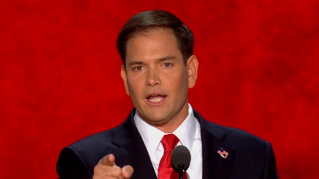 VIDEO: Florida senator offers a strong rebuke of President Obama's leadership, champions Mitt Romney.