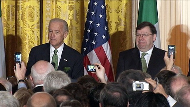 VIDEO: Joe Biden mistakenly refers to Ireland prime minister's mother as dead.