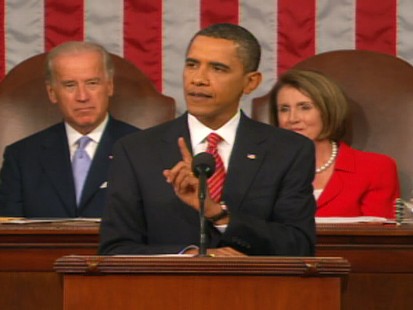 Video of GOP congressman yelling "you lie" to President Obama when discussing illegal immigrants and health care.
